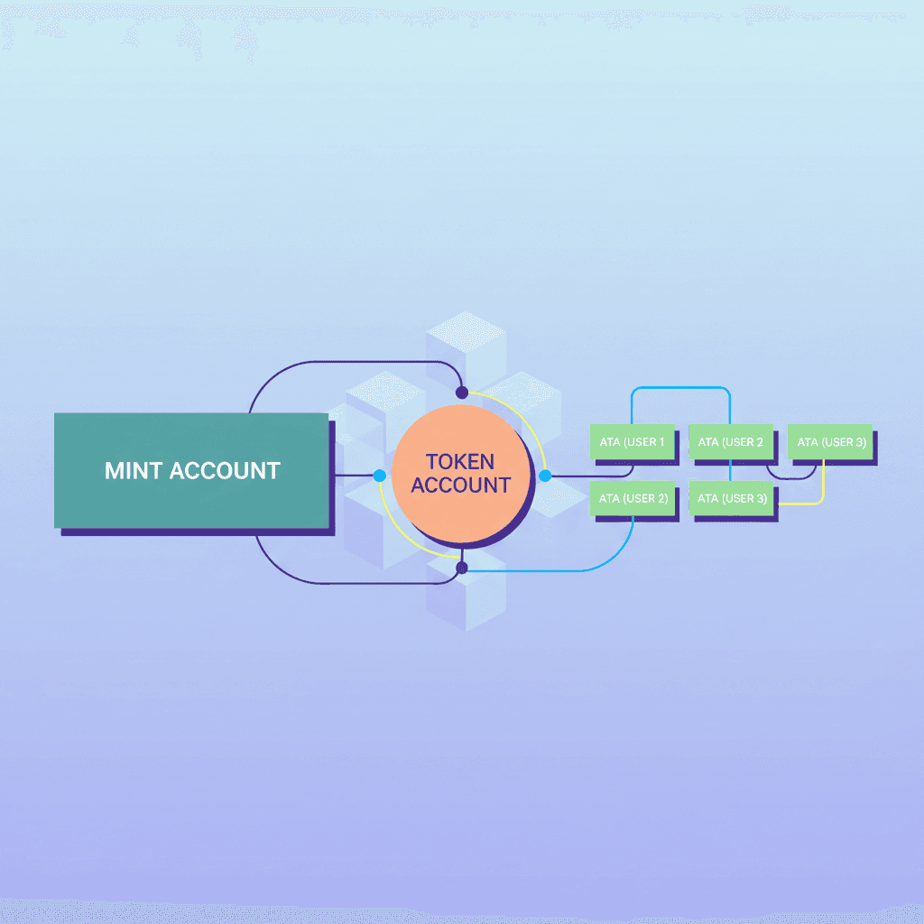 Mint Accounts, Token Accounts, and ATAs: How They Connect