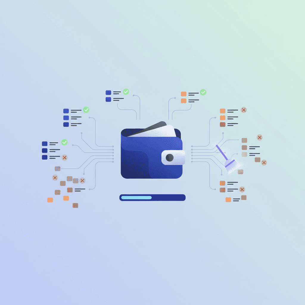 Before you send: building and cleaning your wallet list
