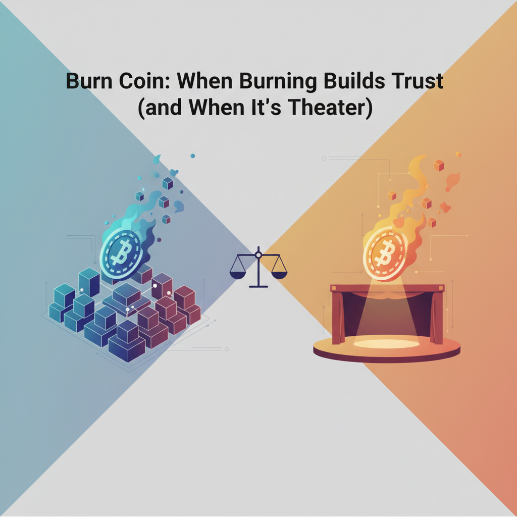 What each burn type actually proves (and doesn't)