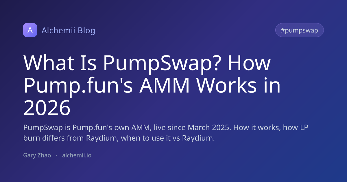 What Is PumpSwap? How Pump.fun's AMM Works in 2026